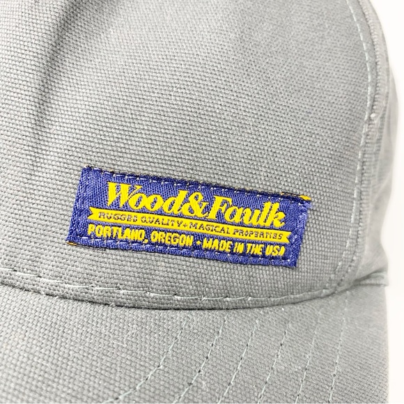 Wood & Faulk Gray Snapback Hat - Picture 4 of 8